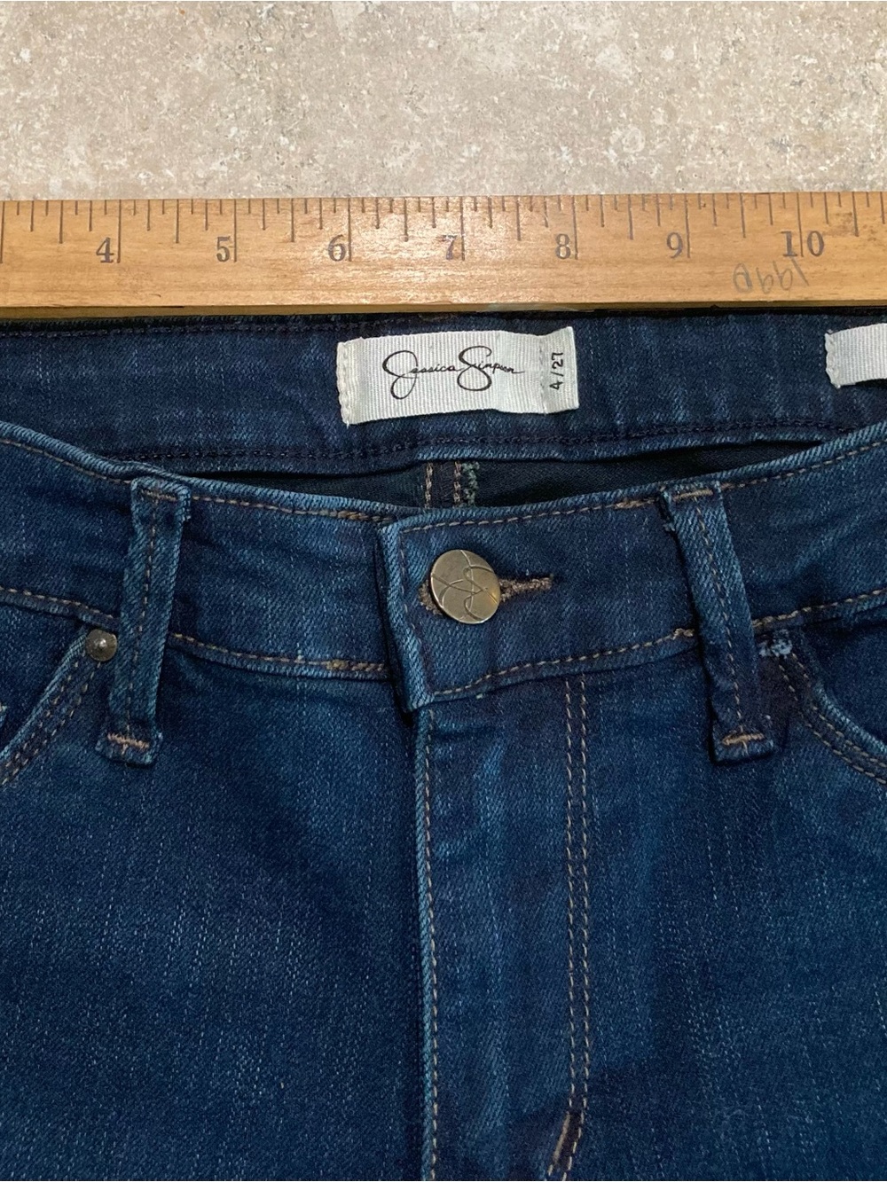 Jessica Simpson Dark Indigo Kiss me Skinny Women’s Jeans 4/27